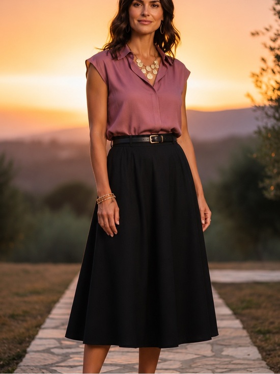 Jones New York Dresses & Skirts - Women’s Classic Black Jones of New York Full Skirt Size Large